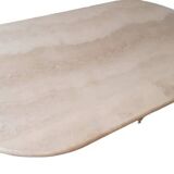 Travertine coffee table