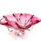 Pink bowl by J. Hospodka, Chribska Sklarna, Czechoslovakia, 1960s/70s.