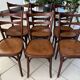 Set of 6 vintage bistro chairs from the 1960s.