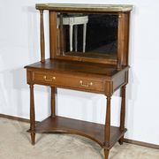 Table console en merisier, style Louis XVI, fin XIXème