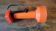 Vintage orange wall lamp