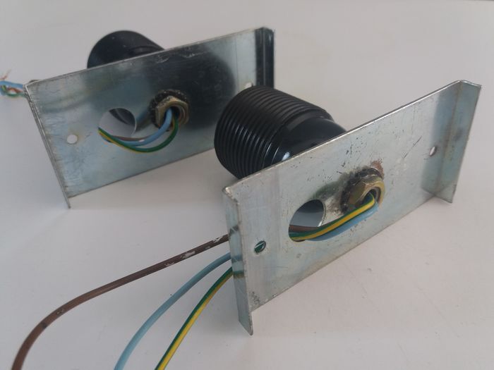 Pair of ceiling lights model 1369 by Studio Nizzoli Associati for Stilnovo