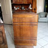Vintage Art Deco oak sideboard