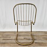 70s chair in metal