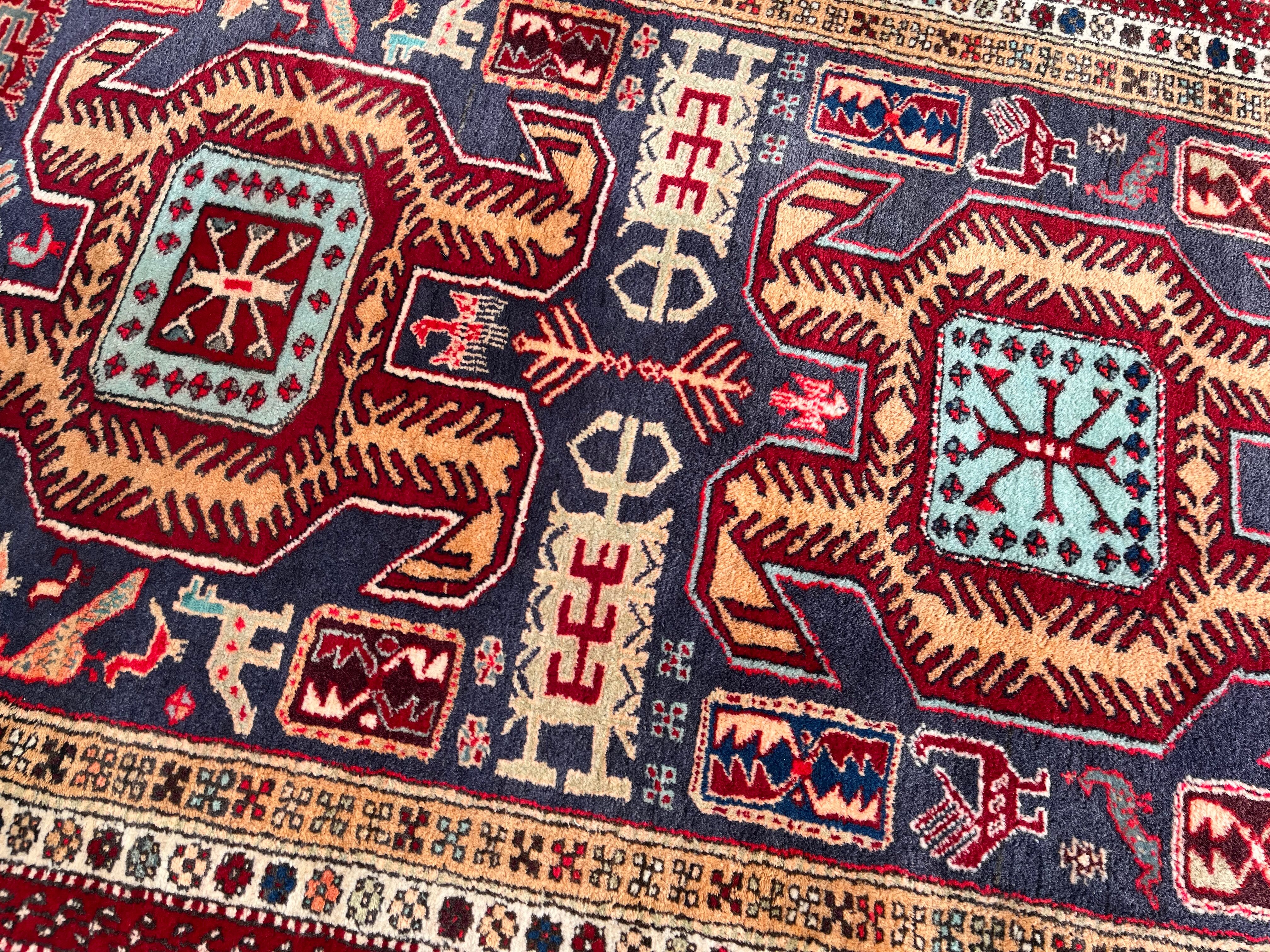 Carpet Hamadan design Kazak
