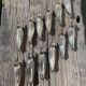 12 silver metal duck knife rests