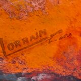 Large art-deco vase le lorrain glassware Daum Nancy 1925