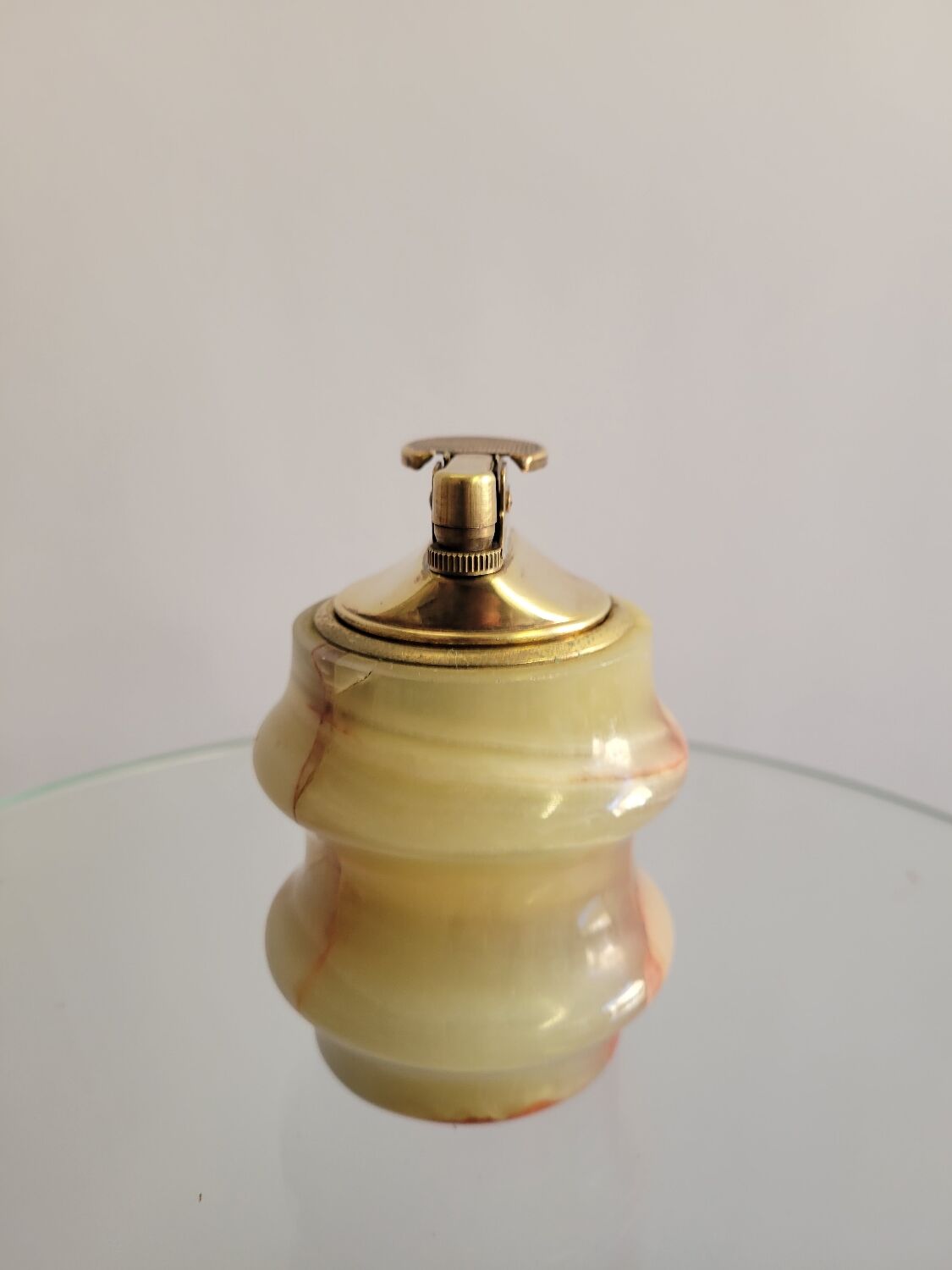 Briquet de table en onyx