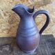 Old Iridescent Terracotta Pitcher Vintage Kitchen #D966