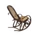 Beech rocking chair with caning, Fischel, Vienna, 1930