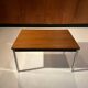 Table basse en acier et teck, 1970