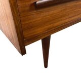 Vintage wooden cabinet with display case / bar section