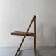Chaise pliante en bois par Aldo Jacober, design 1960/1970