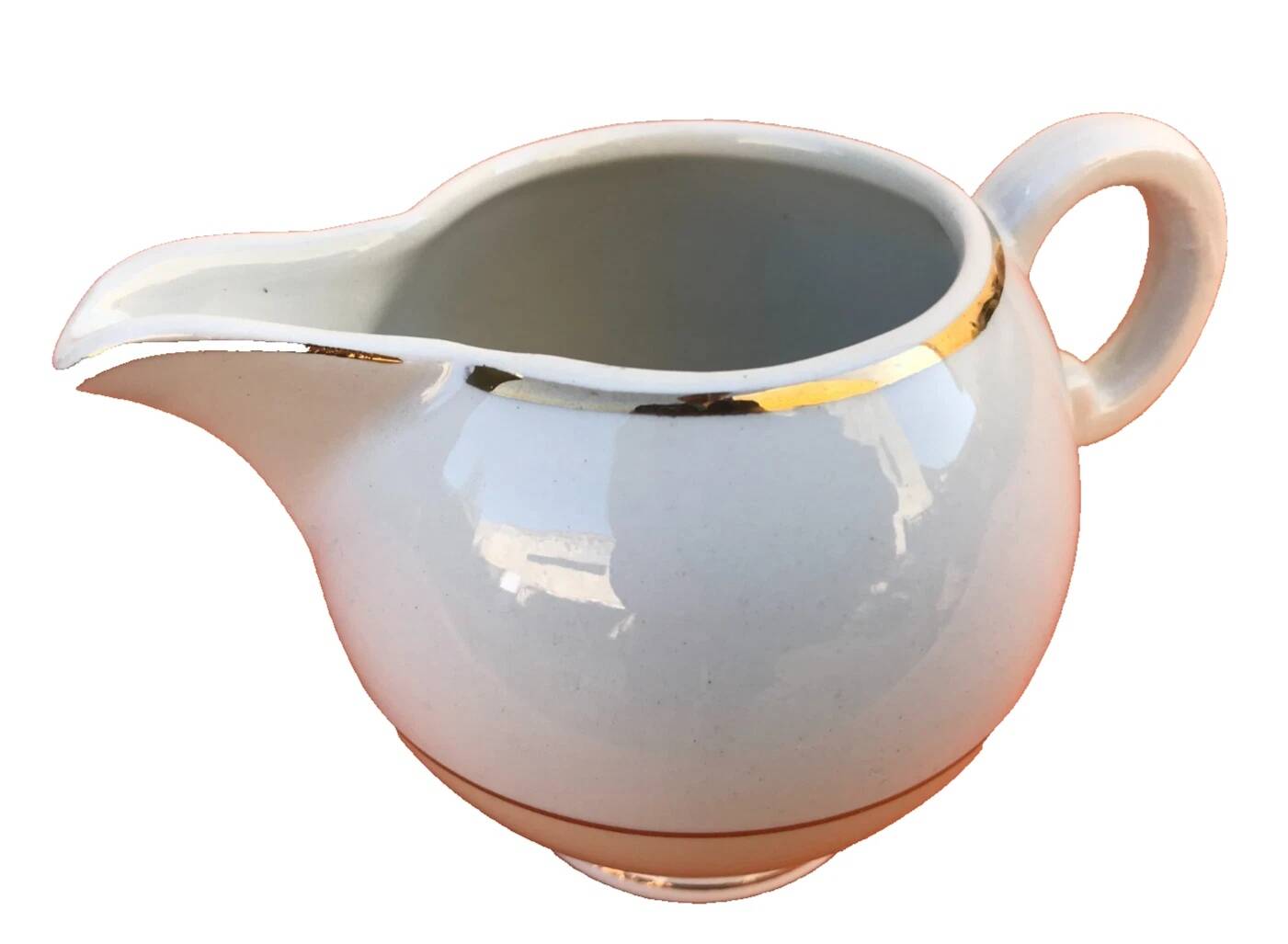 Pitcher / Milk jug KG (Keller Guerin) Earthenware Lunéville France