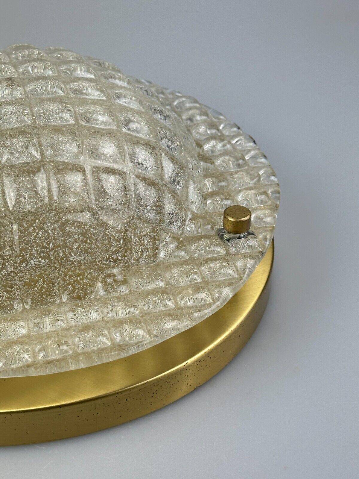 60s 70s Plafoniere ceiling lamp by Fischer Leuchten Germany Space Age