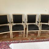 Lots de 4 fauteuils époque Louis XVI