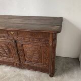 Meuble auvergnat brutaliste art populaire 1890