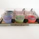 Set of 6 vintage 1970s design plastic cups