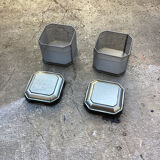 Pair of designer office storage boxes