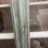 Old Patinated English Showcase Library