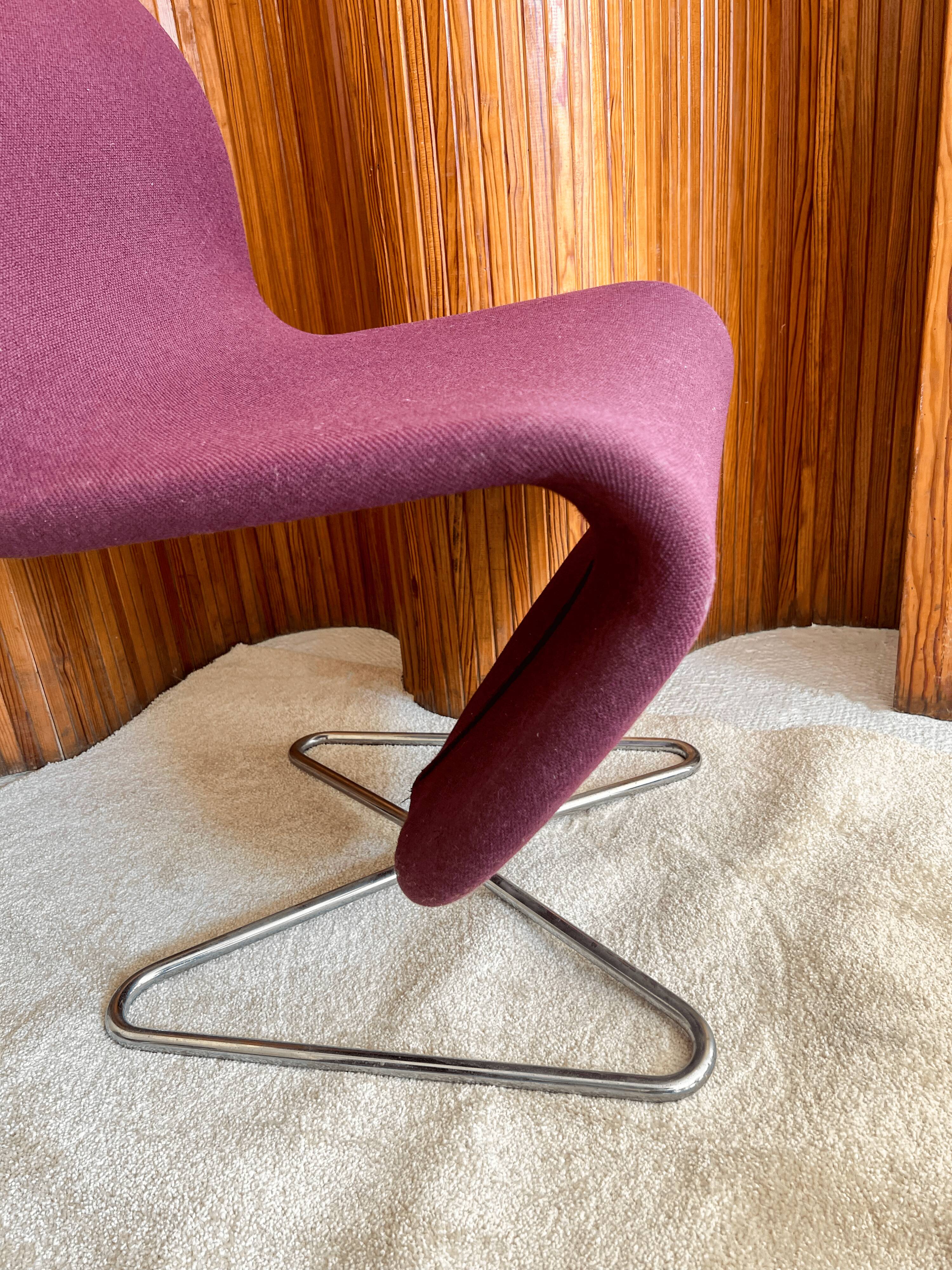 “System 1-2-3” chair by Verner Panton – Fritz Hansen Edition (1973)