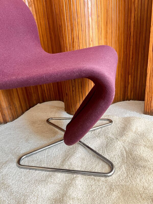 Chaise « System 1-2-3 » par Verner Panton – Édition Fritz Hansen (1973)