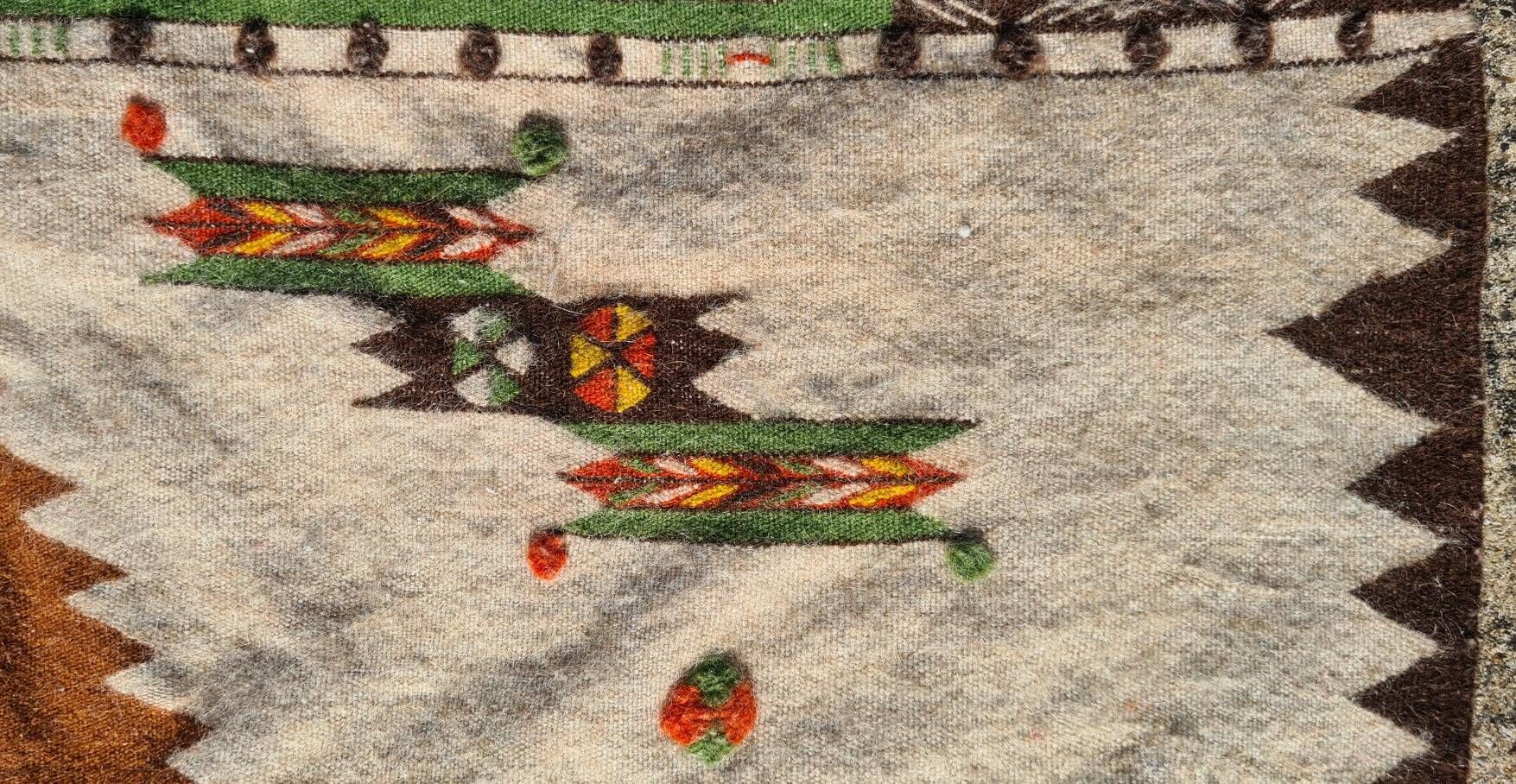 Berber carpet, ancient Kilim, Saharan carpet, Ghardaïa El Goléa