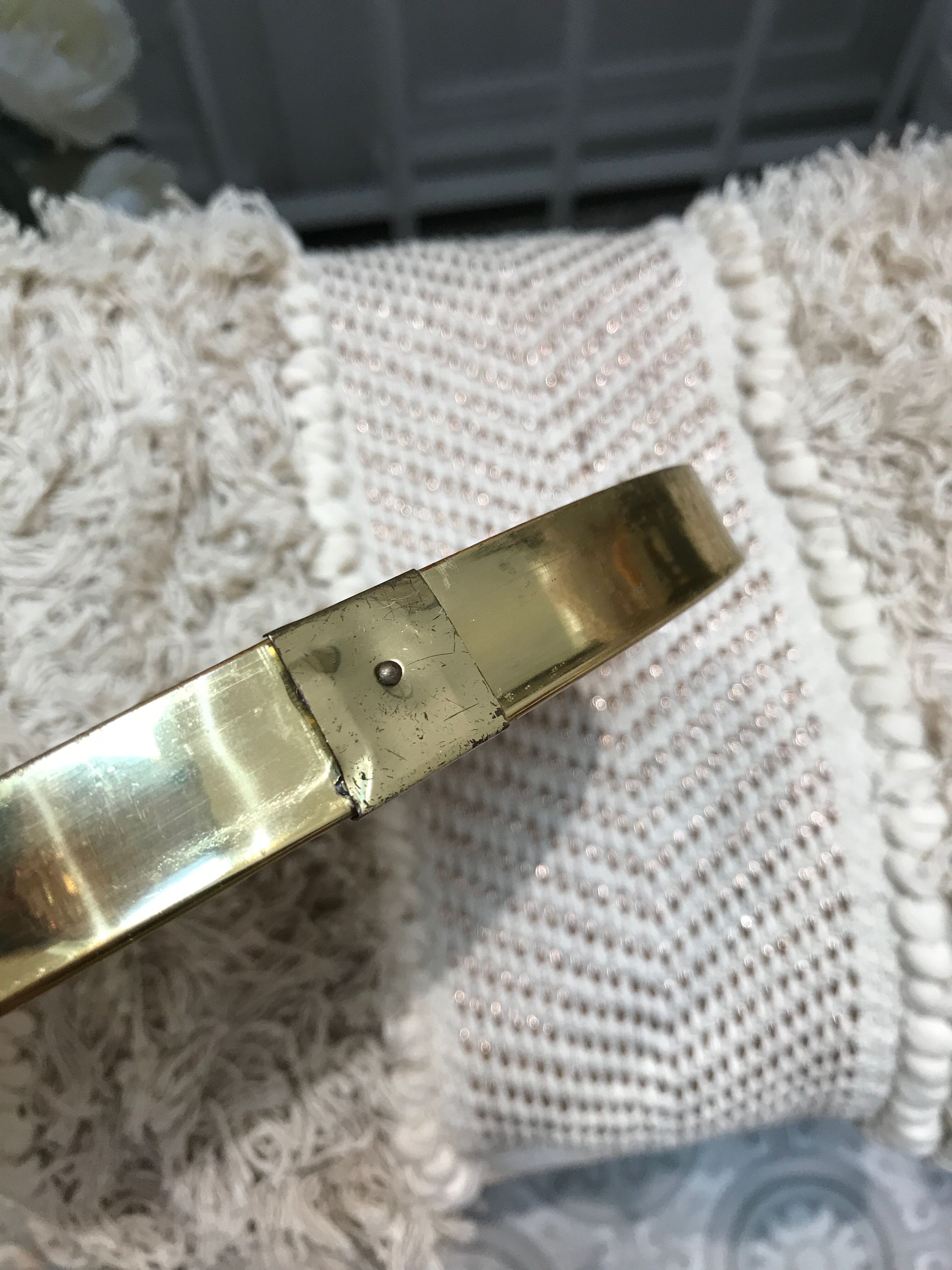 Vintage round mirror