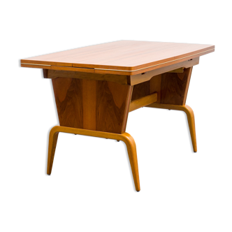 Coffee high table "Spider", cherry, vintage