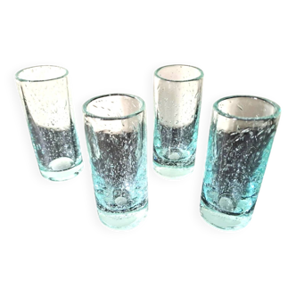 4 Biot glasses
