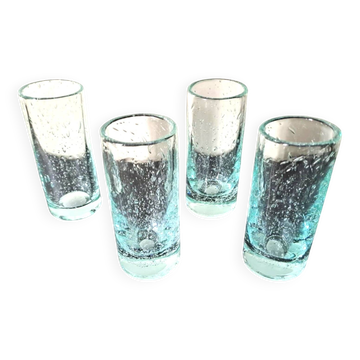 4 Biot glasses