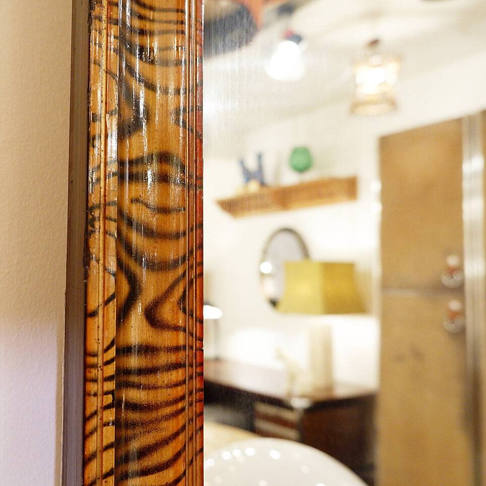 Large vintage decorative mirror