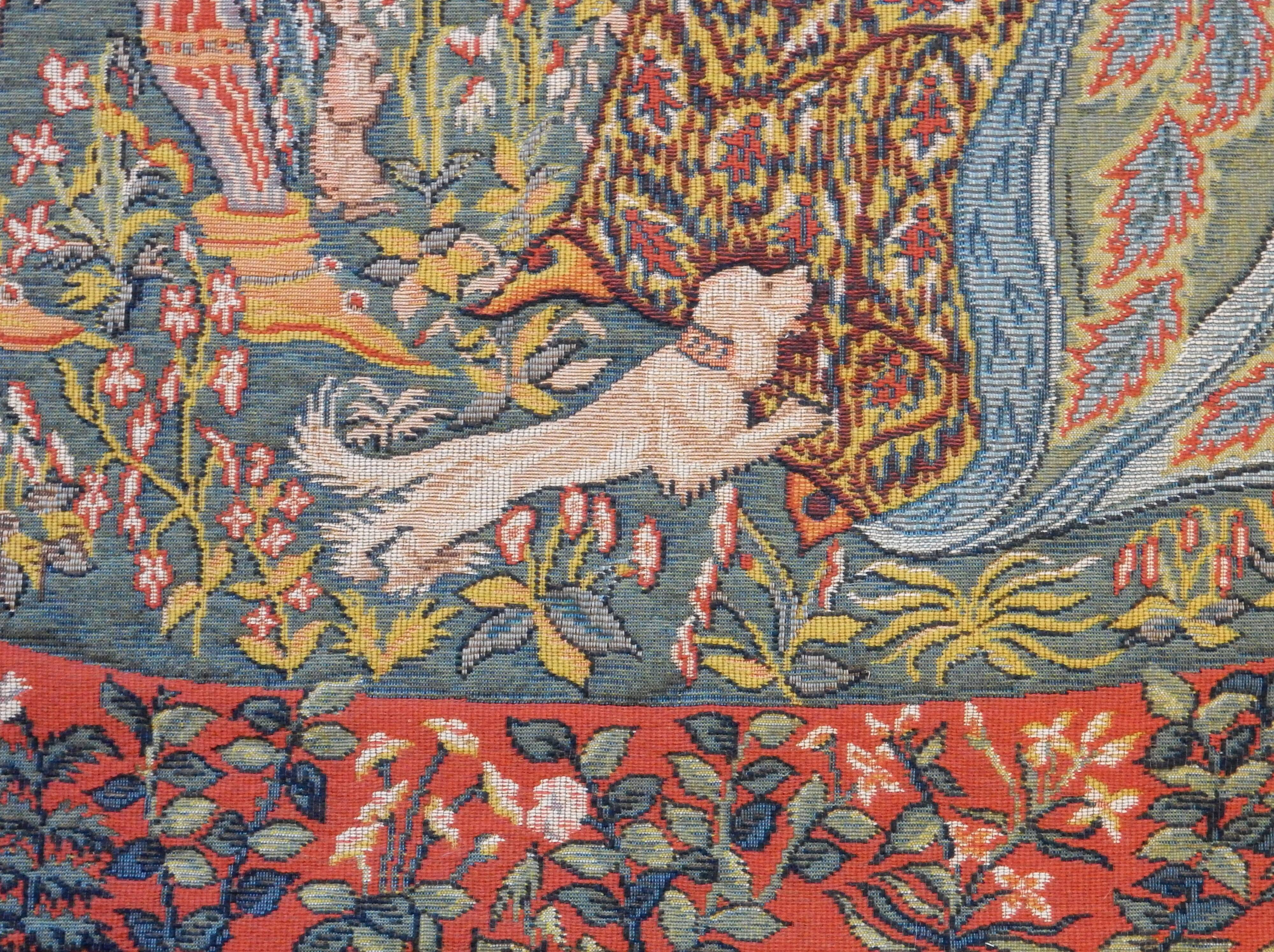 Medieval tapestry "The Novel of the Rose"