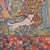 Medieval tapestry "The Novel of the Rose"