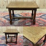1950s oak coffee table