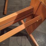 Table and 3 chairs Andre Sornay circa 60