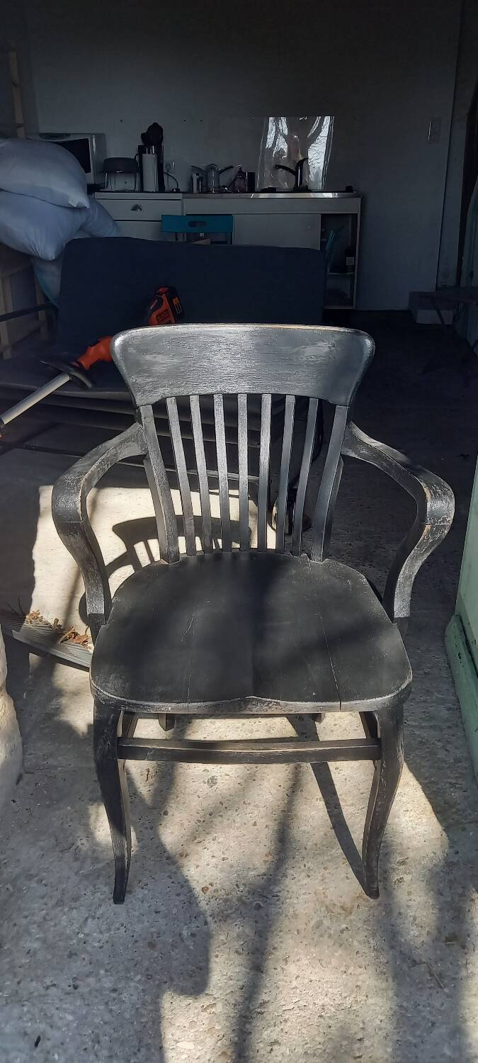 Wooden office chair