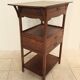 Vintage oak accent cabinet