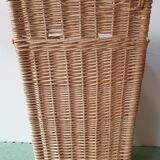 Wicker log basket