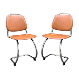 Leatherette chairs