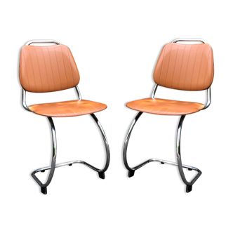 Leatherette chairs