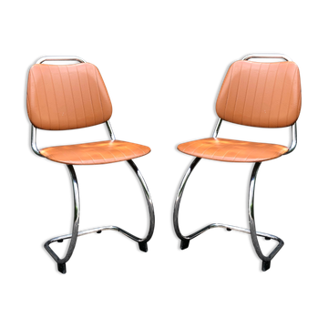 Leatherette chairs
