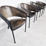 Vintage tripod armchairs, 1970s