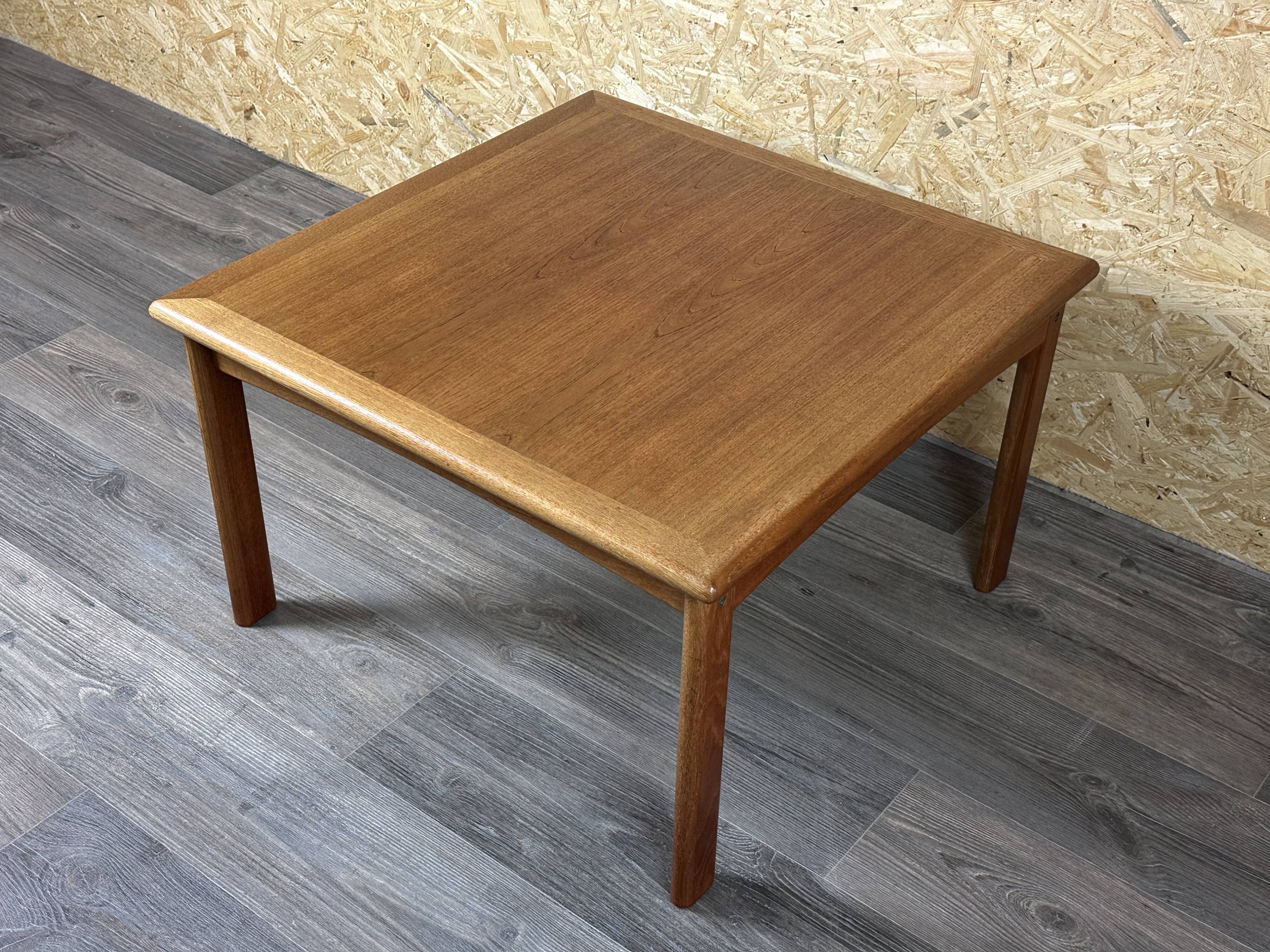 1960s/70s teak coffee table and side table by Glostrup Møbelfabrik Denmark