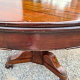 Mahogany empire table
