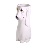 Umbrella holder ceramic dog design italy