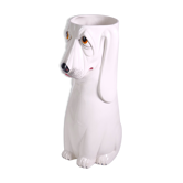 Umbrella holder ceramic dog design italy