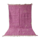 Superb Pink Beni Ouarain Rug, Modern Berber Design in Soft Wool 3x2m
