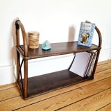 Rattan shelf