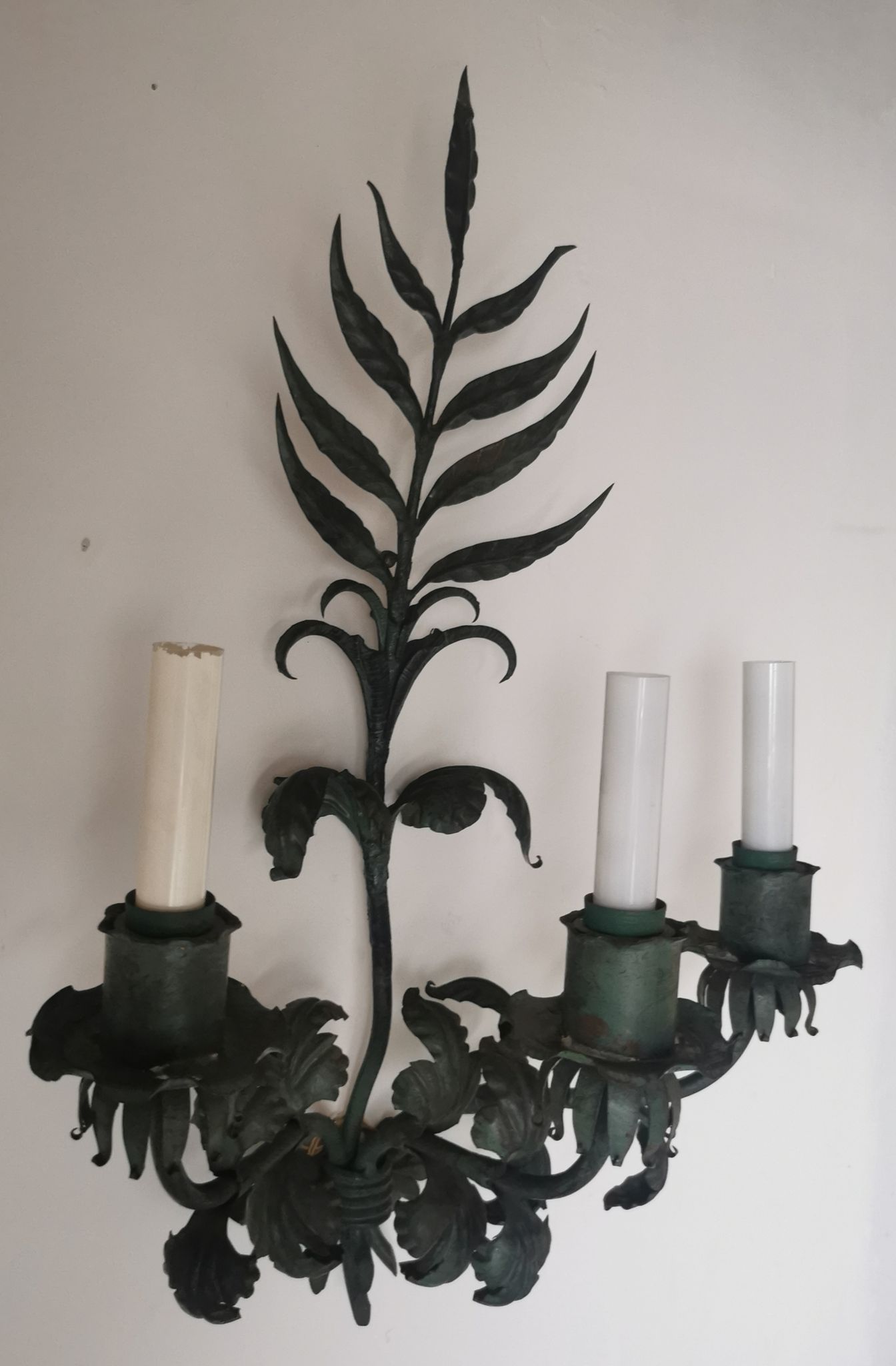 Wall lamp iron and sheet metal